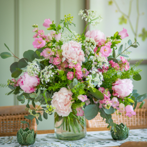 Flesh Glaze Flower Bouquet by Petal Craft