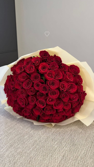 Standard Red Roses by Petal Craft