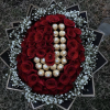 Red Roses with Gyp + Special Character by Petal Craft